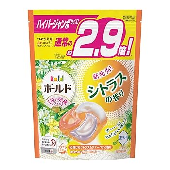 Amazon | P&G ボールドジェルボール4D シトラス ハイパーJ 32個
